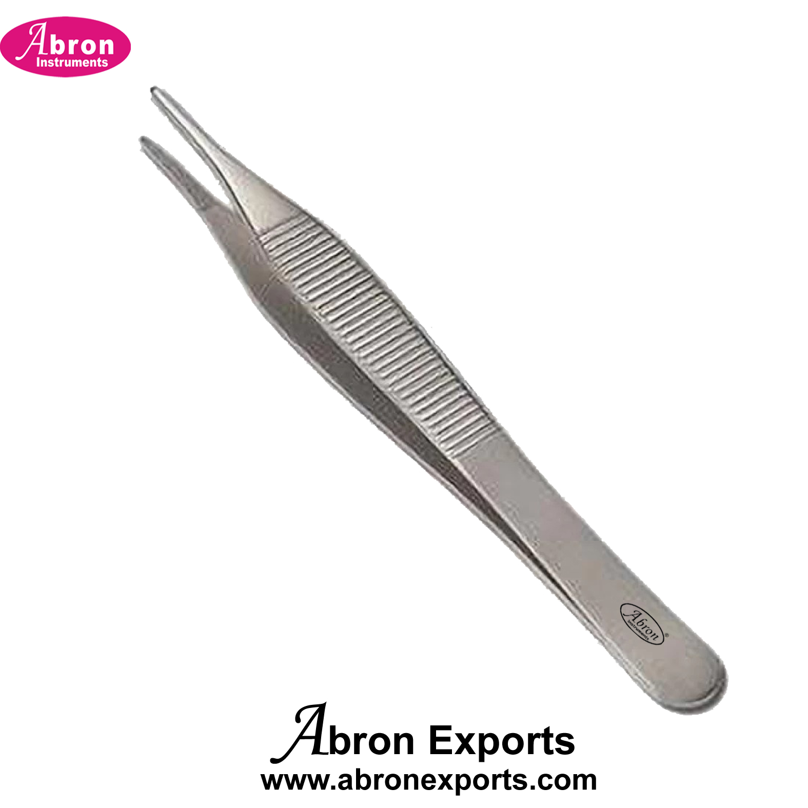Surgical Forceps Adson Tissue Forceps Non Toothed Size 5 125mm or 150mm Surgical Medical 6pc Abron ABM-1521FENT 